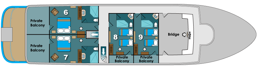 Natural Paradise upper deck -