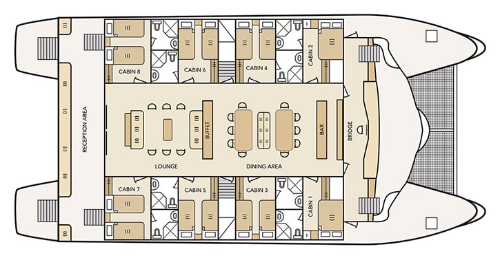 Archipel I Main Deck -