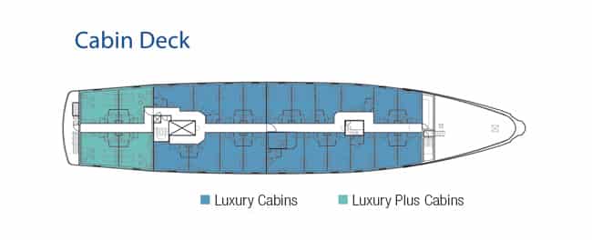 La Pinta Cabin Deck -