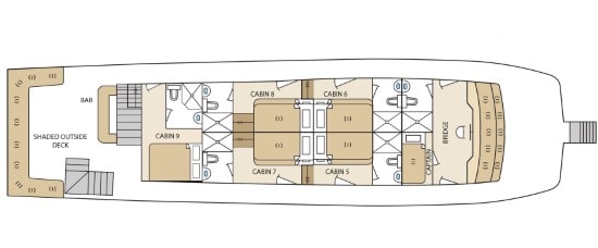 Aqua Deck Plan