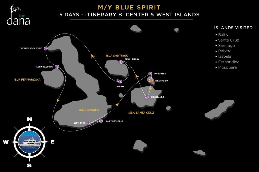 Blue Spirit 5 Days - B Center & West Islands