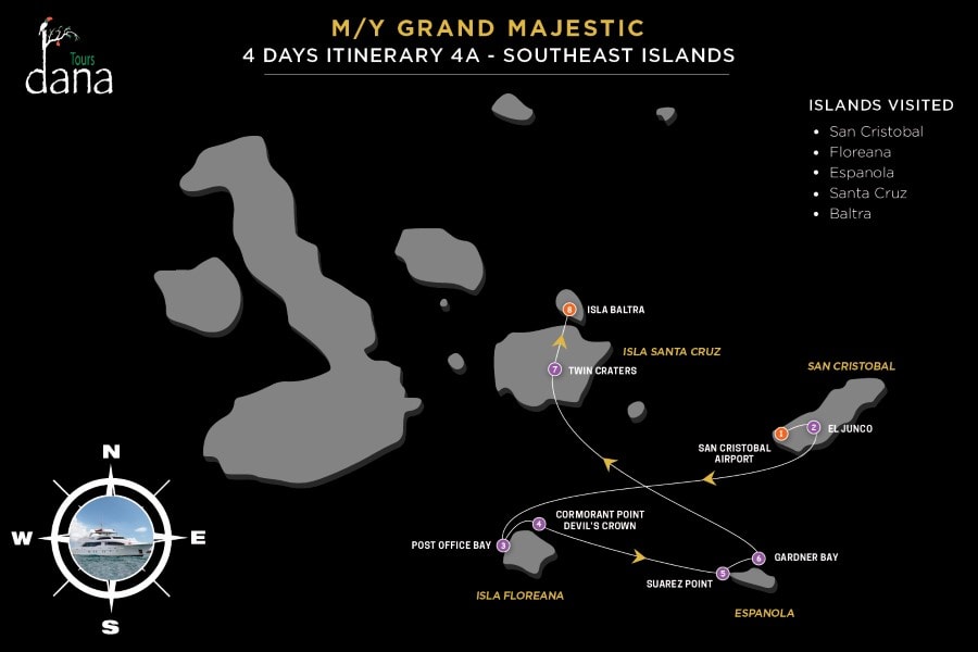 MY Grand Majestic 4 Days Itinerary 4A - Southeast Islands