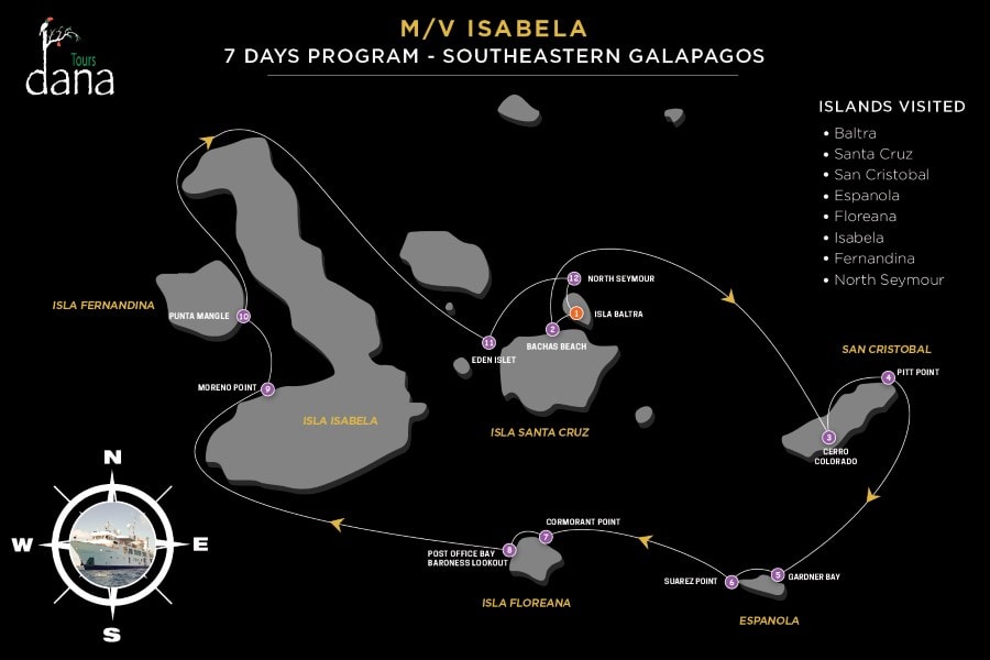 Isabela 7 Days - Southeastern Galapagos