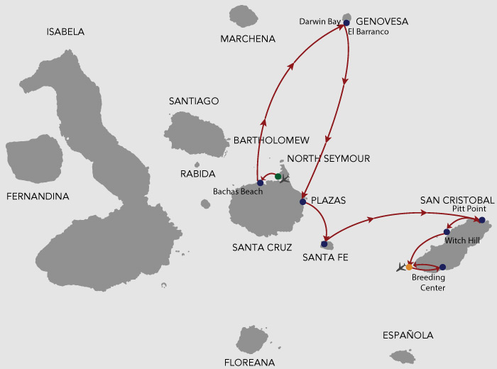 MC Cormorant I 5 Days Itinerary 5A - Eastern Islands