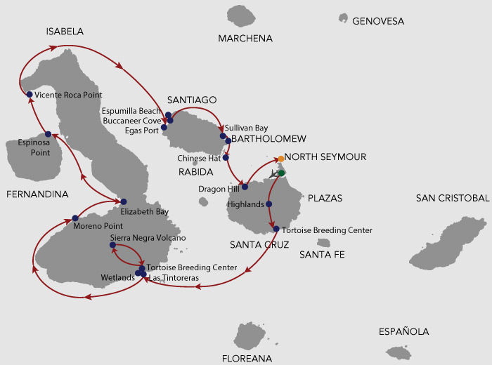 MC Cormorant I 8 Days Itinerary 8B - Western Islands