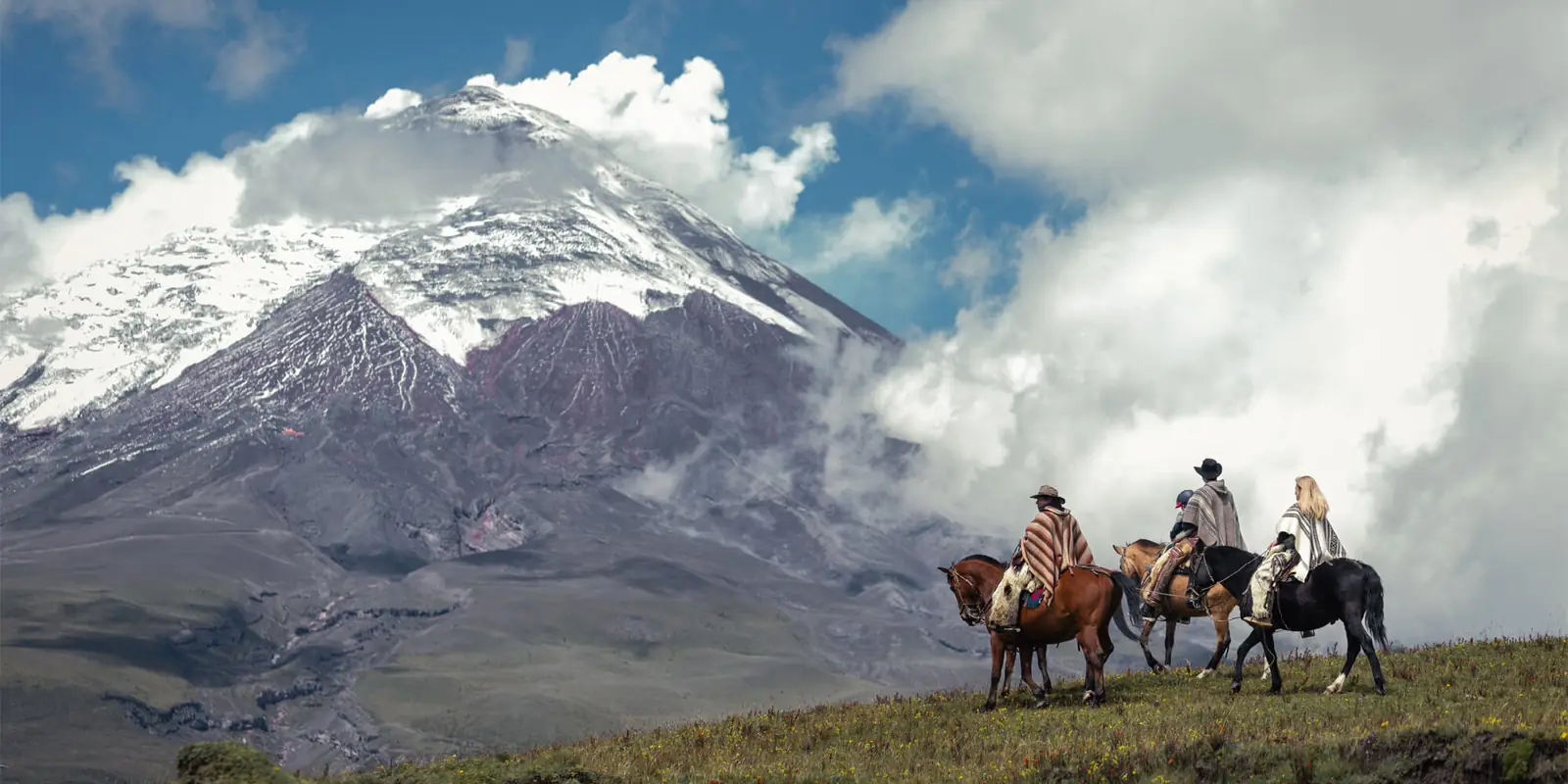 Volcano in the Ecuadorian Andes