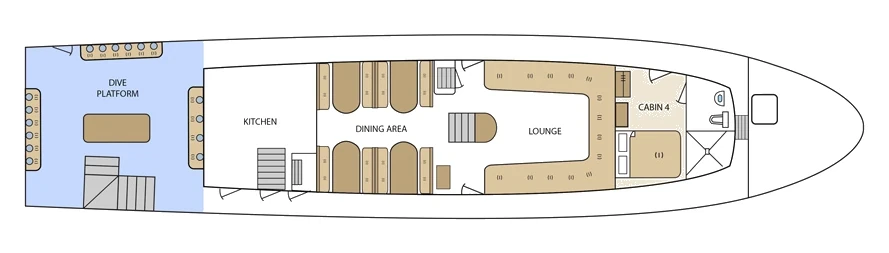 Aqua Main deck plan