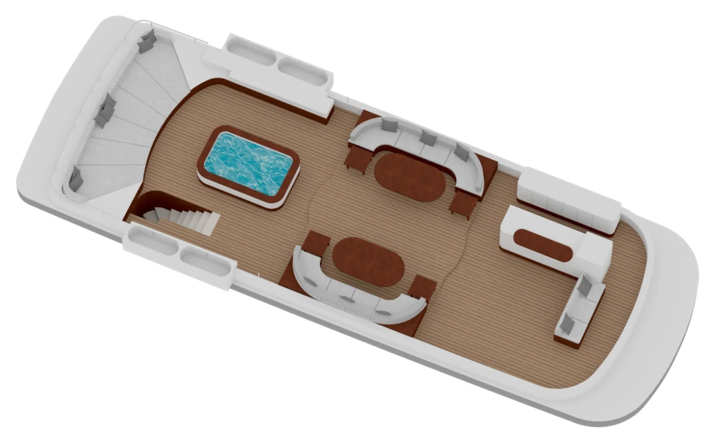 Aqua Mare Sun deck plan