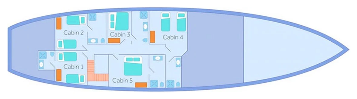 Beluga Lower deck plan