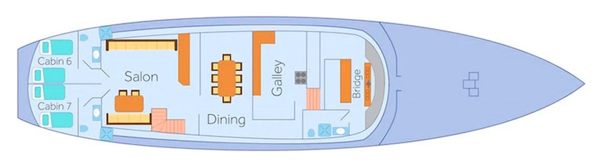 Beluga Main deck plan