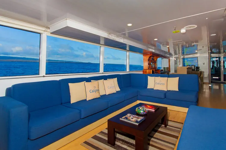 Lounge on the Calipso yacht