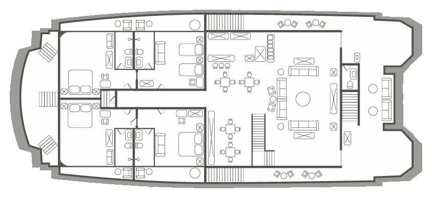 Elite Main deck plan