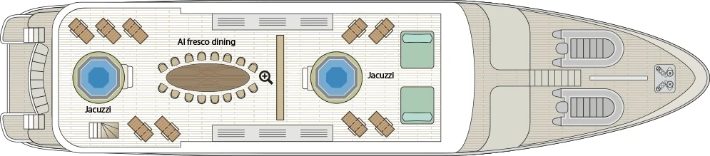 Galapagos Sea Star Sun deck plan