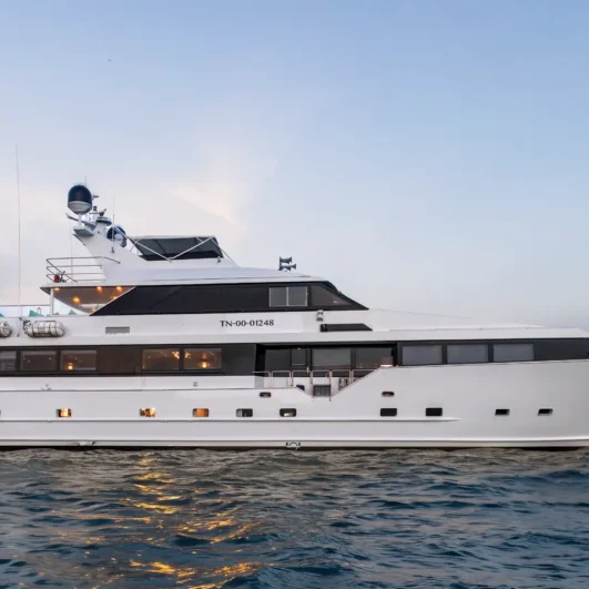 Galaxy Stella luxury yacht cruising in the Galápagos Islands