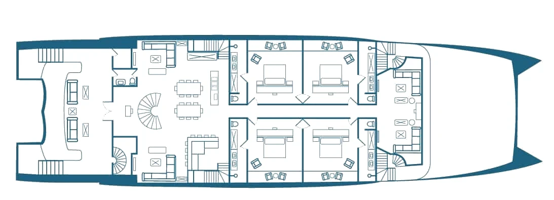 Grand Ocean Spray Main deck plan