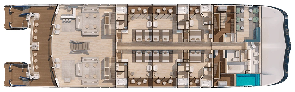 Hermes main deck plan