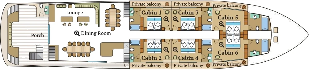 Infinity Main deck plan