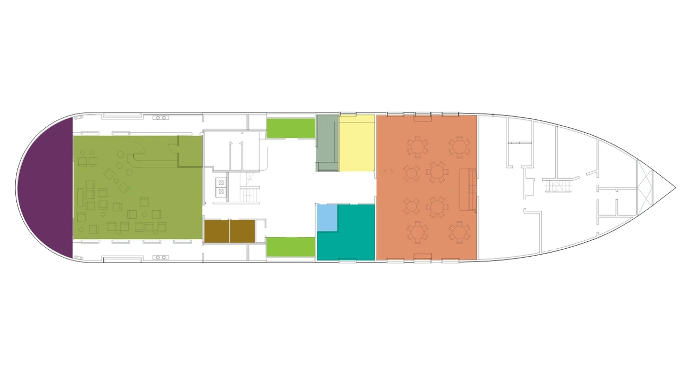 Isabela II Main deck plan