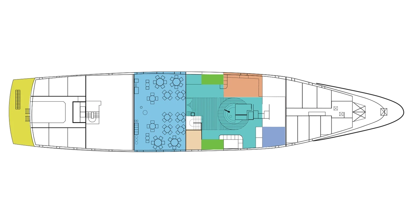 La Pinta Main deck plan