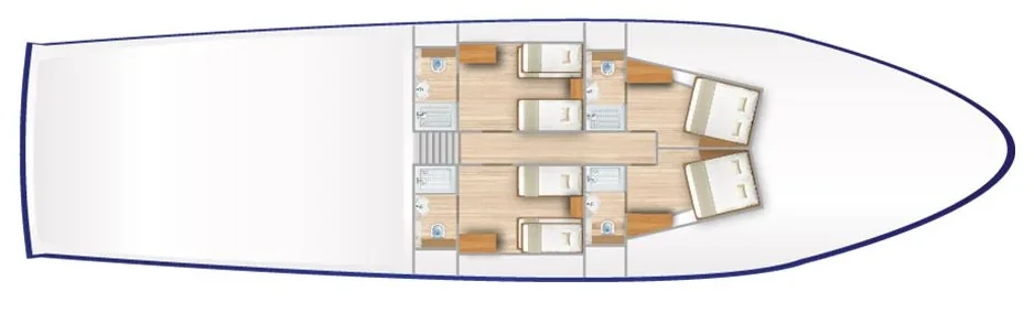 Official Monserrat lower deck plan