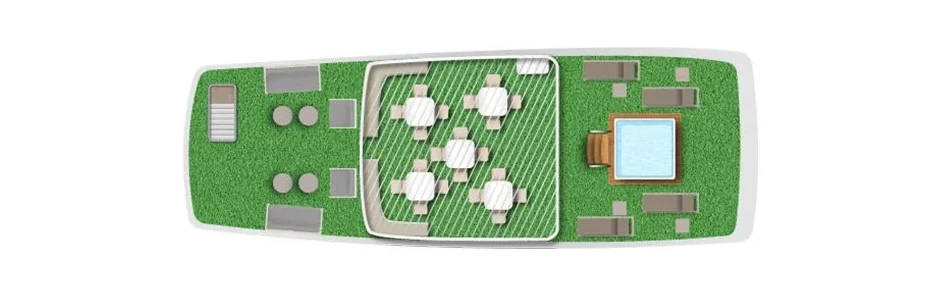 Official Monserrat yacht sun deck plan