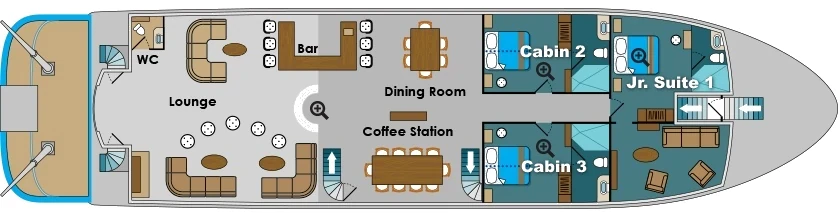 Natural Paradise Main deck plan