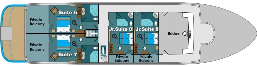 Natural Paradise Upper deck plan