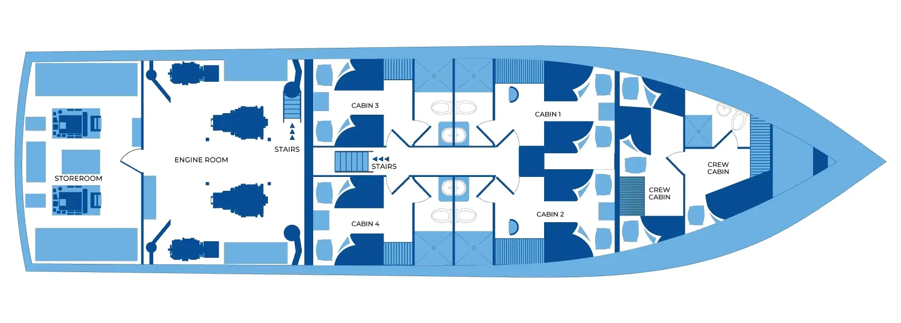 Galaxy Orion Lower deck plan