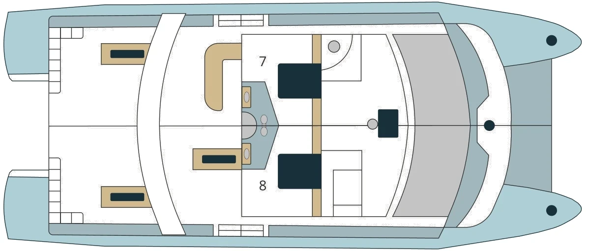 Seaman Journey Upper deck plan