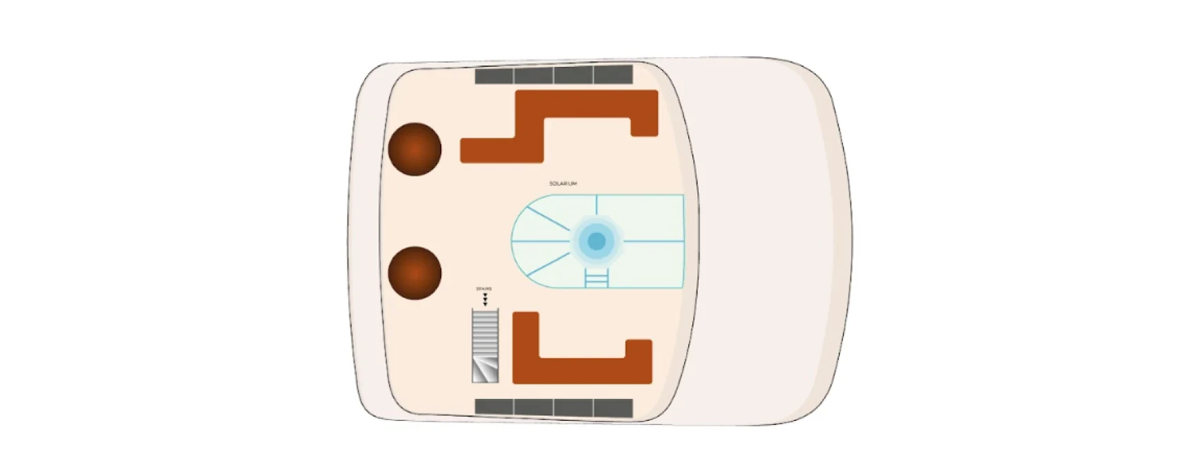 Galaxy Sirius Sun deck plan