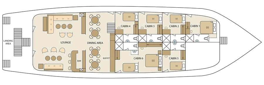 Solaris Main deck plan