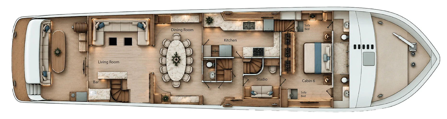 Galaxy Stella Main deck plan