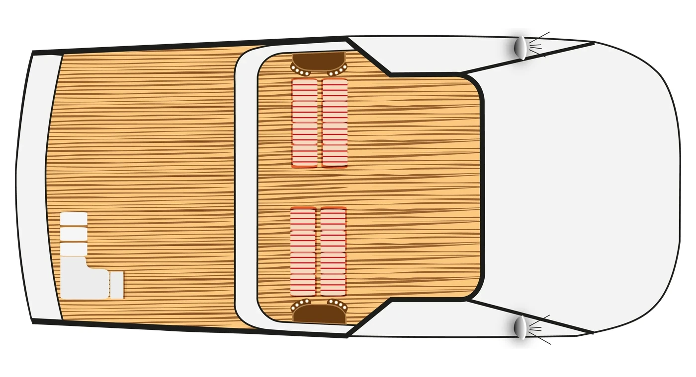 Tip Top IV Sun deck plan