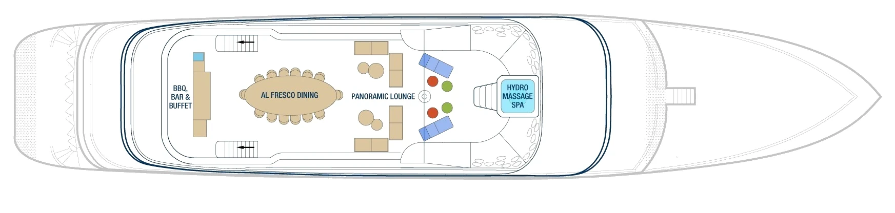 Tribute Sky deck plan